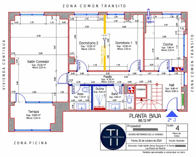 PROYECTO DE VIVIENDA. Calle Adolfo Pérez Esquivel 4. las Rozas de Madrid: imagen 8 de 26