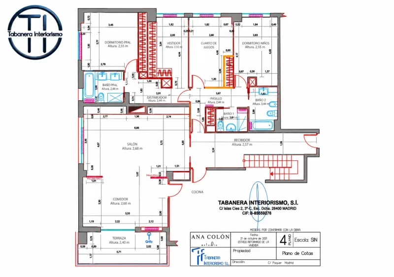 PROYECTO DE VIVIENDA. Calle Piquer 2. Madrid: imagen 20 de 23