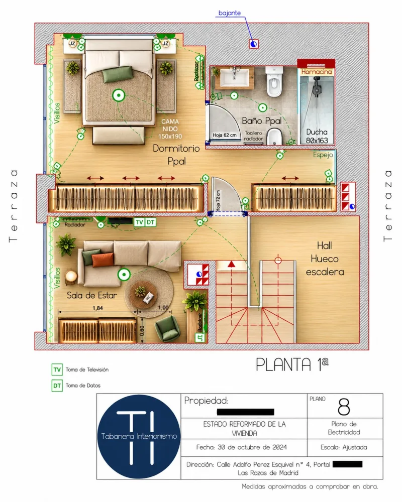 PROYECTO DE VIVIENDA. Calle Adolfo Pérez Esquivel 4. las Rozas de Madrid: imagen 17 de 26