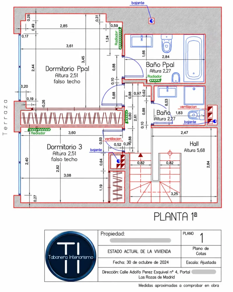 PROYECTO DE VIVIENDA. Calle Adolfo Pérez Esquivel 4. las Rozas de Madrid: imagen 3 de 26