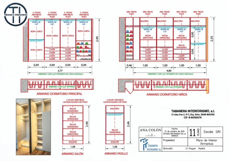 PROYECTO DE VIVIENDA. Calle Piquer 2. Madrid: imagen 12 de 15