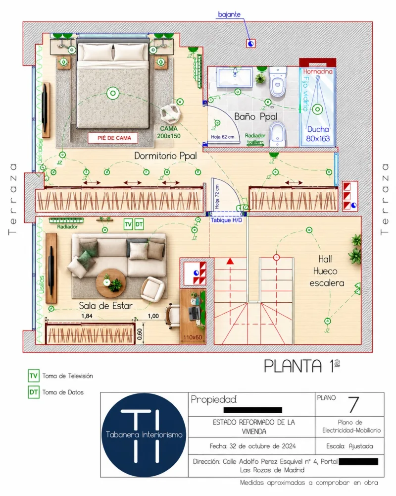 PROYECTO DE VIVIENDA. Calle Adolfo Pérez Esquivel 4. las Rozas de Madrid: imagen 15 de 26