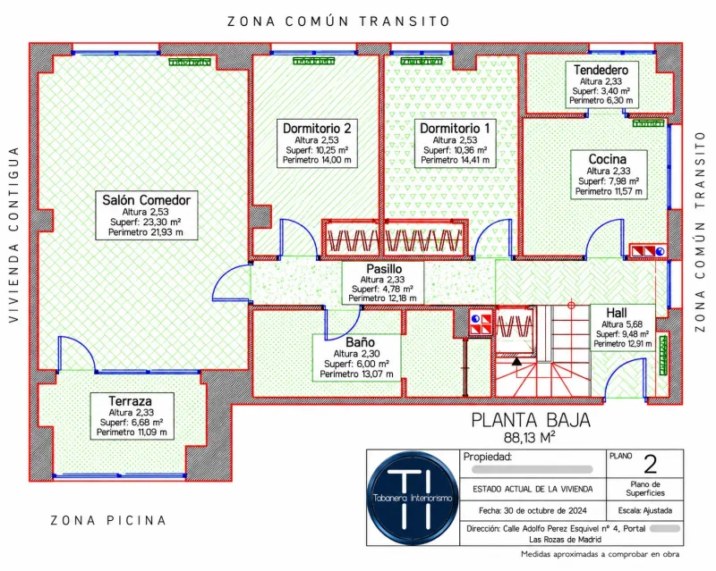 PROYECTO DE VIVIENDA. Calle Adolfo Pérez Esquivel 4. las Rozas de Madrid: imagen 4 de 26