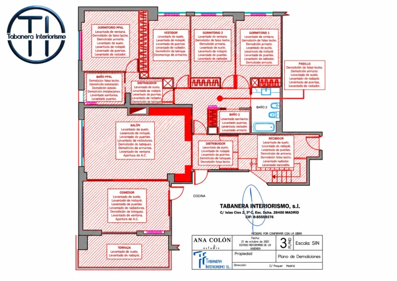PROYECTO DE VIVIENDA. Calle Piquer 2. Madrid: imagen 19 de 19