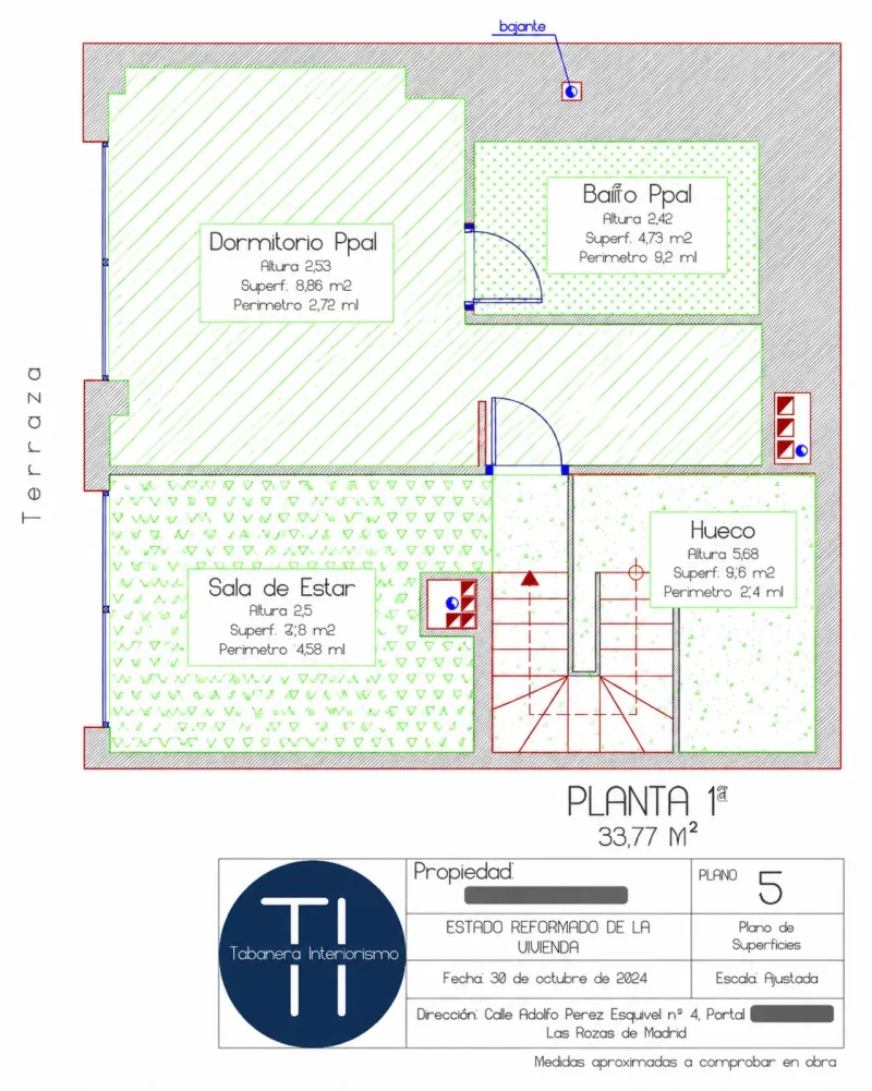 PROYECTO DE VIVIENDA. Calle Adolfo Pérez Esquivel 4. las Rozas de Madrid: imagen 11 de 26