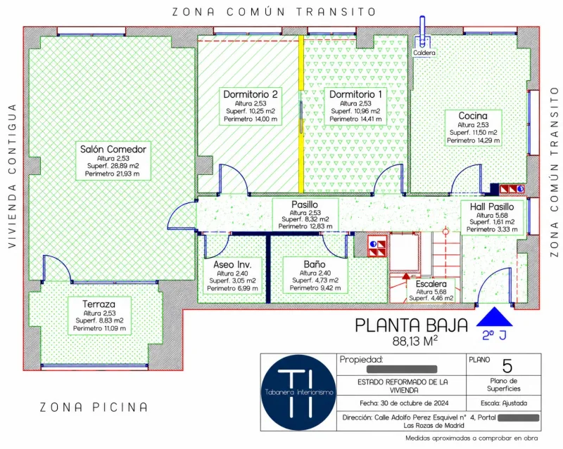 PROYECTO DE VIVIENDA. Calle Adolfo Pérez Esquivel 4. las Rozas de Madrid: imagen 10 de 26