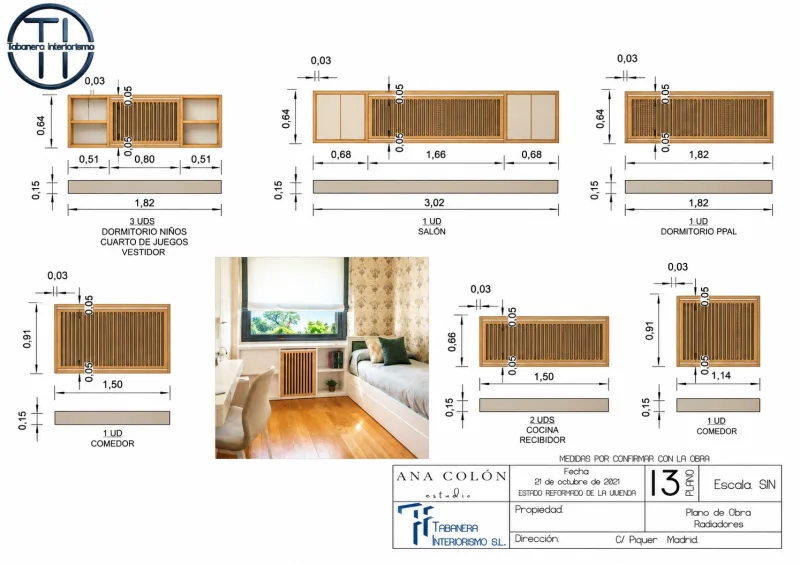 PROYECTO DE VIVIENDA. Calle Piquer 2. Madrid: imagen 14 de 15