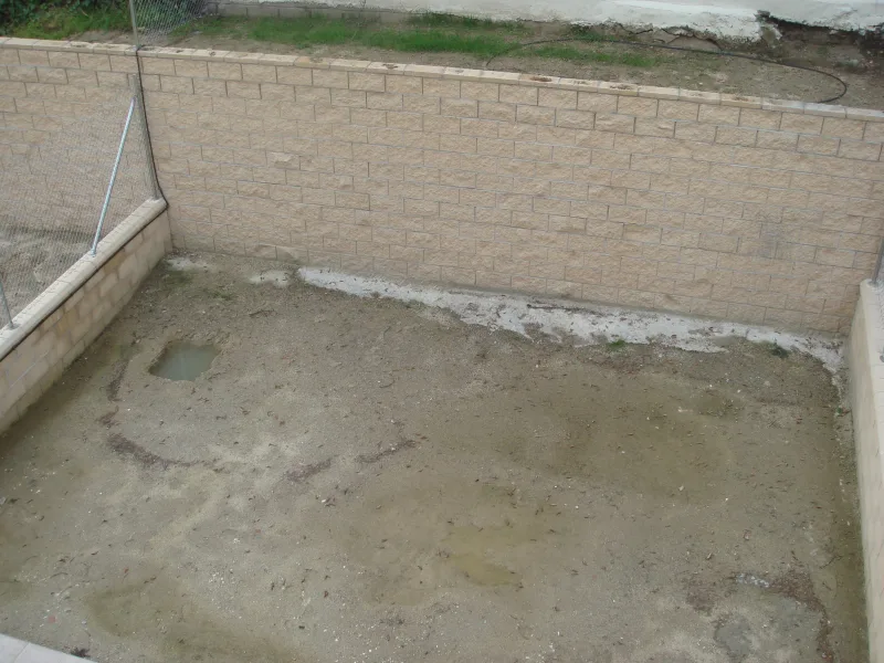 Garden renovation in Calle Gironi. Collado Villalba. Madrid: before the renovation